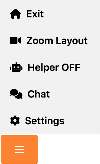 dominoes.mx In-game menu